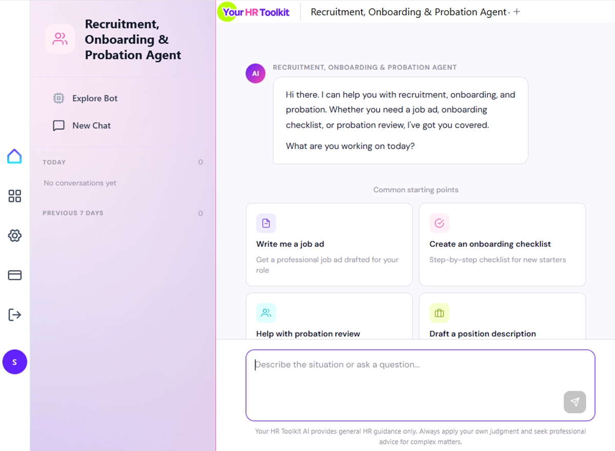 Recruitment, Onboarding and Probation Agent